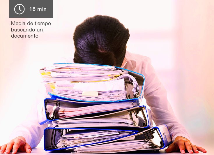 Tiempo buscando papel