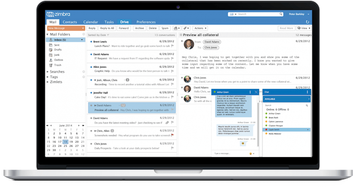 Zimbra navegador Zimbra